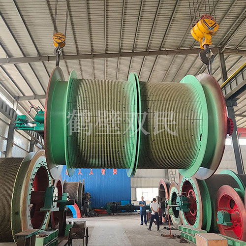 雙筒2米單繩纏繞式礦井提升機發(fā)貨！